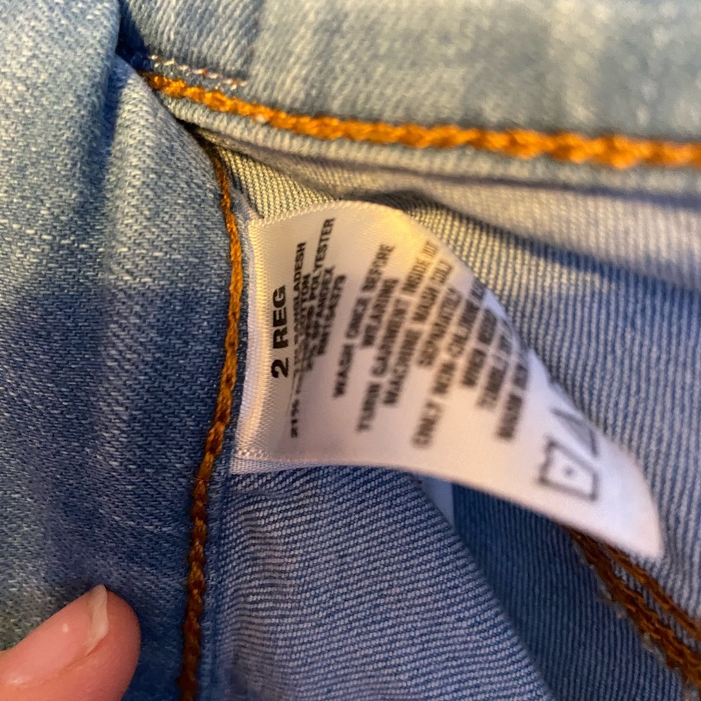 High rise jeans